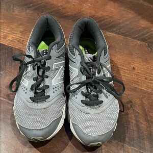 New Balance Gray and Black Running Shoes